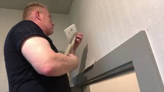 How To Patch Over and Fix a Bad Wallpaper Seam  Spencer Colgan [upl. by Hammond]