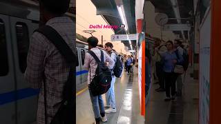 Delhi Metro 🚇 metro travel shorts video viral newvideo trending ytshorts youtubeshorts [upl. by Benjie793]