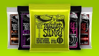 Strings Direct TV  Ernie Ball Electric Guitar Strings feat Cobalt amp MSteel Slinky [upl. by Delanie]