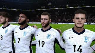 BÉLGICA X INGLATERRA  EUROCOPA 2024  SIMULAÇÃO PES 2020 [upl. by Ilecara]