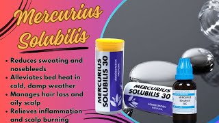 Mercurius Solubilis  Homeopathic Medicine  Uses Dosage amp Side Effects  Hindi Urdu [upl. by Emorej312]