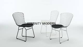 Bertoia Side Chair  Mid Century Modern Furniture [upl. by Allayne460]