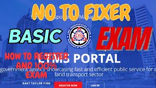 LTO ONLINE EXAM 100 SCORE  HOW TO MAKE LTO PORTAL  PINAKA MADALING EXAM [upl. by Waldack]