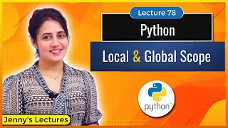 local and Global Scope in Python  Python Tutorials for Beginners lec78 [upl. by Alita43]