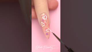 Easy Nails Art Tutorial 💅nails nailart nailtutorial [upl. by Leehar]