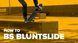 Как сделать bs bluntslide на скейте How to bs bluntslide on skateboard [upl. by Pears]