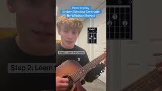 Learn Broken Window Serenade on Guitar in 60 Seconds 🎸🔥guitartutorial learnguitar guitar [upl. by Stefanac]