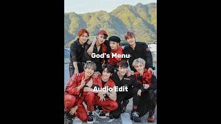 Gods Menu Audio Edit 🏎️ straykids kpopshorts audioedit audio kpop shorts [upl. by Ayotol925]