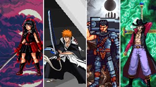 TOP 10 ANIME CHARACTERS SWORDSMEN IN MUGEN [upl. by Ynattir]