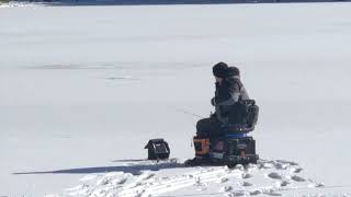 Sibley Lake ice fishing [upl. by Gerta]