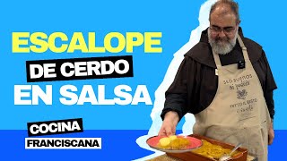 Escalope de cerdo en salsa [upl. by Kalina]