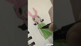 Drawing Louise Belcher from Bobs Burgers art funny bobsburgers drawing [upl. by Ennairod]