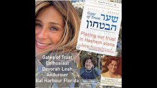 3Placing our trust in Hashem alone Devorah Leah Andrusier Jun 2 2024 B [upl. by Anemolihp]