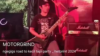 MOTORGRIND live ngegigs hellprint 2024 [upl. by Oirobil]