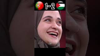 Portugal Shocked By Palestine World Cup Final 🇵🇹🔥 youtube football shorts ronaldo [upl. by Sivert722]