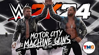 WWE 2K24  How to get The Motor City Machine Guns Tutorial [upl. by Alidus]