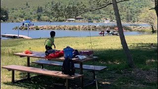 Fishing at Lake Cuyamaca San Diego [upl. by Hettie]