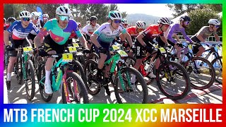 MTB French Cup XCC 2024 Marseille Elite Short Track Paddock Coupe de France VTT XCO UCI World Race [upl. by Kesley]