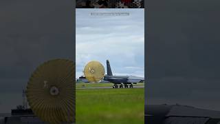 B52H Stratofortress Landing [upl. by Ahsimin]