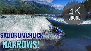 Explore BC  Kayaking The Skookumchuck Narrows in 4K [upl. by Enirehtahc]