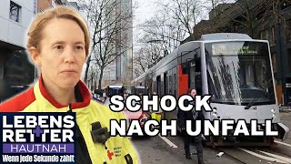 Erst der Knall dann der Schock Bahnfahrerin nach Unfall unter Schock  Lebensretter hautnah [upl. by Refinney]