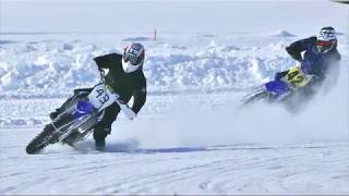 Gimli Ice Festival  Ice Man Motorcycle Racing  March 2019 [upl. by Granville]