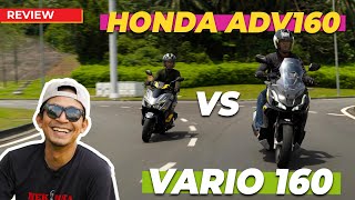 HONDA ADV160 vs VARIO160 MANA LAGI MANTAP [upl. by Essa]