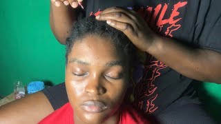 ASMR  APPLYING VITAMIN E  SCALP CLEANING WITH WHISPERING SOUNDS [upl. by Attinahs]