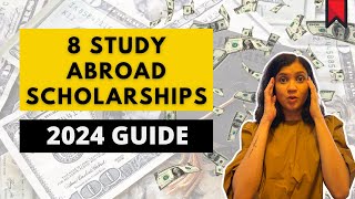 Best study abroad scholarships for Indians in 2024  Details amp Deadlines [upl. by Salmon674]