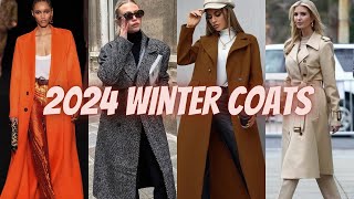 Winter Coats 2024  Winter Coats for Women  Winter Coat Trends 2024 [upl. by Aneerahs]