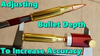 Using the Hornady Comparator and OAL gauge to adjust bullet depth [upl. by Ahsilav601]