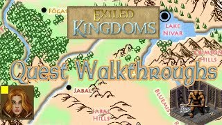 Exiled Kingdoms Quest Walkthrough  The Ark of Lothasan Part 1 [upl. by Anyrtak]