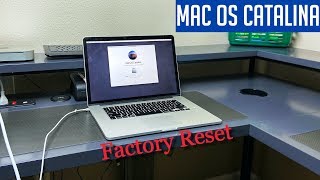 Mac OS Catalina Reset  Restore To Factory Settings Mac 2020 [upl. by Pournaras]