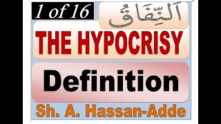 THE HYPOCRISY 01Definition [upl. by Azirb]