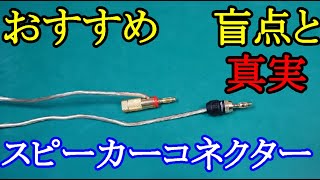 オーディオ Audio 必需品のスピーカーコネクターのお勧め品を実験を通してご紹介します。 [upl. by Elicul]