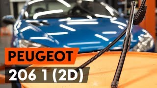 Wie PEUGEOT 206 1 2D Scheibenwischer wechseln AUTODOC TUTORIAL [upl. by Andy]