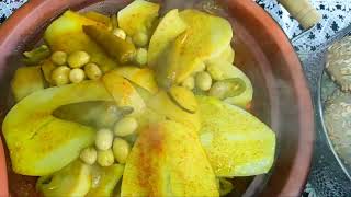 Moroccan Tajine طاجين مغربي explore moroccanfood tajinerecipe [upl. by Annahaj]