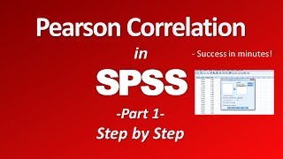 Pearson r Correlation in SPSS  How to Calculate and Interpret Part 1 [upl. by Ahsemat]