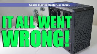 Ryzen 2200g Build VLOG With Masterbox Q300L It All Went Wrong [upl. by Sihunn]