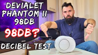 How Loud is Devialet Phantom II 98dB at 15m DECIBEL TEST [upl. by Yeneffit]