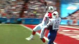 Darrelle Revis One Handed Interception In Pro Bowl [upl. by Ahseele]