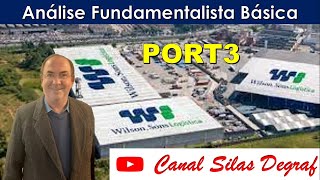 PORT3  WILSON SONS HOLDINGS BRASIL SA ANÁLISE FUNDAMENTALISTA BÁSICA PROF SILAS DEGRAF [upl. by Diandre]