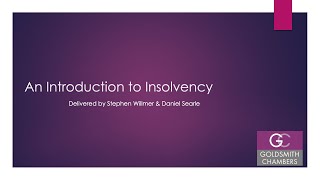 A Beginners Guide to Insolvency [upl. by Jb47]