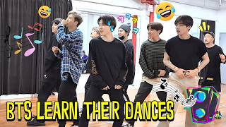 Lets See How BTS Learn Their Dances [upl. by Yllen]