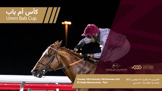 4th Al Rayyan Race meeting  Umm Bab Cup Div 2 [upl. by Graf]