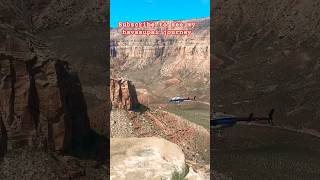 Helicopter 🚁 in Havasupai AZ havasupai arizona hiking usa rentingstuffs nature [upl. by Roye]