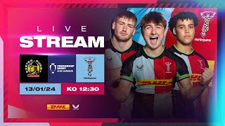 Live Academy Rugby  Exeter Chiefs U18 v Harlequins U18 [upl. by Elleoj]