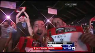 Two 9 Darters in one Match from Phil Taylor  Almost three 9 Darters 16 perfect Darts [upl. by Litton]