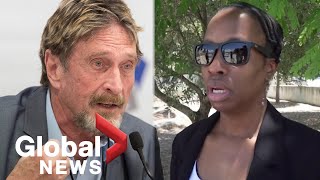 Software entrepreneur John McAfee was not suicidal widow says in emotional response [upl. by Gardia]