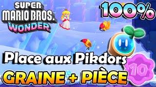 Place aux Pikdors 100  Graine Prodige  Pièce Fleur  – M2 Mont Nébuleux  SUPER MARIO BROS WONDER [upl. by Malynda579]